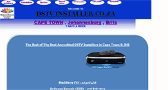 Desktop Screenshot of dstvinstaller.co.za